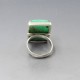 Chrysoprase Sterling Silver Ring