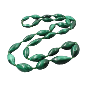 Malachite bead necklace