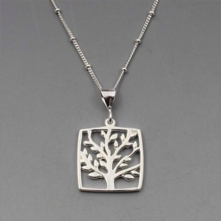 Tree of Life Necklace Silver