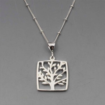 Tree of Life Necklace Silver