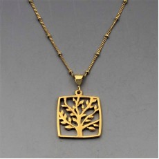 Tree of Life Necklace Gold