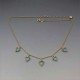 Art Deco Aquamarine Quartz Necklace