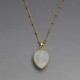 Moonstone  and Gold Vermeil Necklace