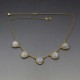 Moonstone Necklace in Gold Vermeil