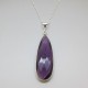 Amethyst  and Sterling Silver Pendant
