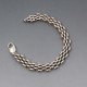 Three Row Sterling Silver Link Bracelet