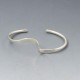 Modernist Mexico Silver Bangle