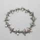  Bernard Instone 1969 Sterling Silver Leaf Bracelet