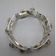 John Lauritzen Denmark Silver Flower Link Bracelet