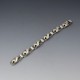Bernard Hertz, Danish Floral 830 Silver Bracelet
