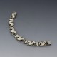 Bernard Hertz, Danish Floral 830 Silver Bracelet