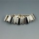 Black Onyx and Sterling Silver Art Deco  Bracelet