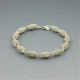 Textured Sterling Silver Bead Bracelet