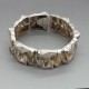 Matti J Hyvarinen Finland  Textured Chunky Silver Bracelet