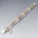 RELO Silver Modernist Abstract Bracelet