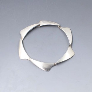 Aare & Krogh Silver Modernist Bracelet