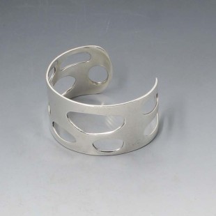 JW Modernist Sterling Silver Bangle