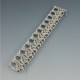 Stunning Sterling Silver Abstract Modernist Bracelet