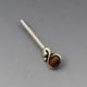 Peter Christian Jensen 826 Silver Amber Brooch