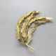 Nine Carat Gold Vintage Leaf Brooch