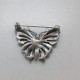 Silver and Marquisite Butterfly Brooch