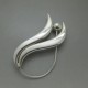 Modernist Sterling Silver Brooch