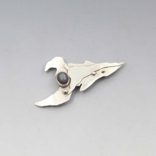 Sally Jane Ratcliffe Silver Brooch 1990