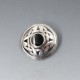 Black Onyx Celtic Silver Brooch