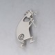 Silver Musical Man Brooch