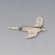 Sterling Silver Grouse Brooch