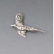 Sterling Silver Grouse Brooch