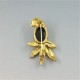  Rhinestone Parrot Jelly Belly Brooch