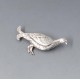 Grouse Bird Brooch in Sterling Silver