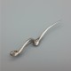 Jorgen Jensen Modernist Silver Abstract  Brooch