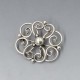 John Lauritzen 830 Silver Flower Brooch