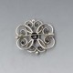 John Lauritzen 830 Silver Flower Brooch