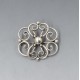 John Lauritzen 830 Silver Flower Brooch