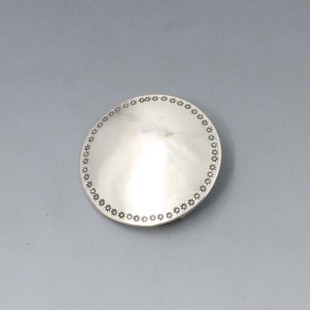 A.Ring Round Sterling Silver Brooch