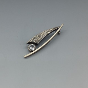 KJP Finland Modernist Silver Brooch