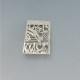 Jeroen Krabbe Modernist Handmade Silver Brooch 