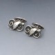 Hugo Grun, Denmark  830 Silver Cufflinks