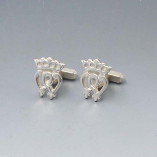 John Fraser Inverness Silver Luckenbooth Cufflinks