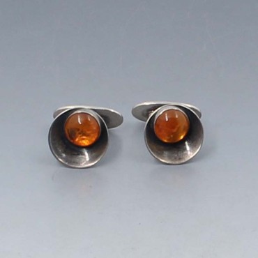 NE From Silver Cufflinks