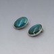 Chrysocolla Sterling Silver Earrings