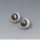 Labradorite Sterling Silver Stud Earrings