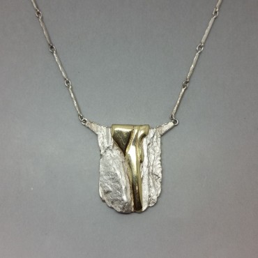 Danish GIFA Modernist Sterling Silver Pendant