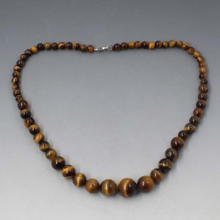 Tigers Eye Beads Necklace
