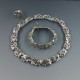 Bernard Instone Silver Necklace, Bracelet and Ring Set