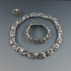 Bernard Instone Silver Necklace, Bracelet and Ring Set