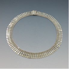 Fine Italian Sterling Silver Fringe Necklace